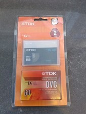 TDK DVC 60 MiniDV Digital Video Cassette Tapes 60 Minutes NEW Open Box