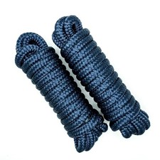 1/2 inch x 15 feet Dock Line - Boat Dock Lines with 12 inch Loop - Double