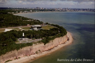 Aerial View Joao Pessoa Paraiba Brazil vintage postcard a918