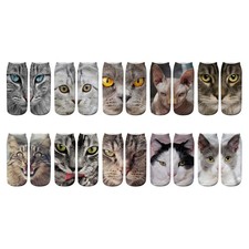 Funny Crazy Sock Novelties Cool 3D Print Crew Socks Middle Tube Socks Gifts