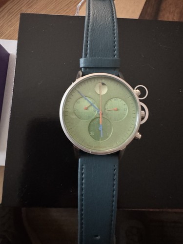 MEN'S MOVADO FACE CHRONOGRAPH AUTOMATIC WATCH - Picture 6 of 7