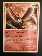 Ho-Oh Heart Gold Soul Silver HGSS01 Black Star Promo Holo LP/MP+ Head Swirl on eBay