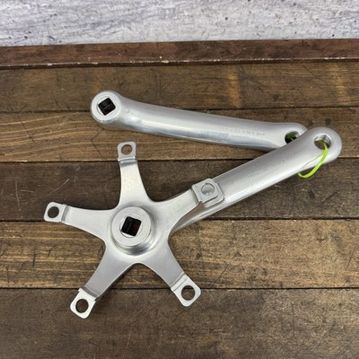 Vintage Campagnolo C-Record Crankset 172.5mm 135 BCD Double Crank
