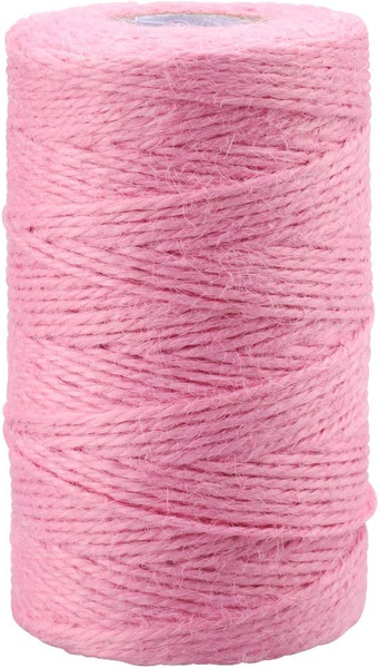 Juteschnur 2Mm Rot 100M Bastel- Und Dekokordel FüR Garten, Diy, Verpackung-image