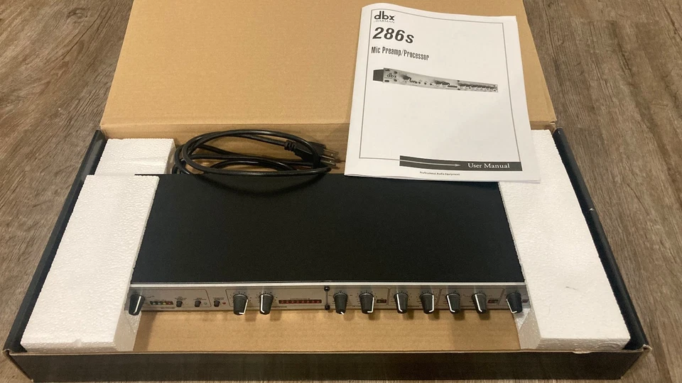 dbx, 286s Microphone Preamp Processor, used, with box, manual power cable - Image 2 of 4