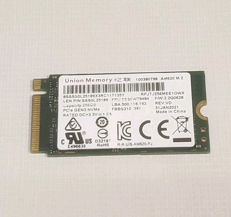 256Gb SSD NVMe Hard Drive with Windows 11 Pro Installed - Image 2 of 4