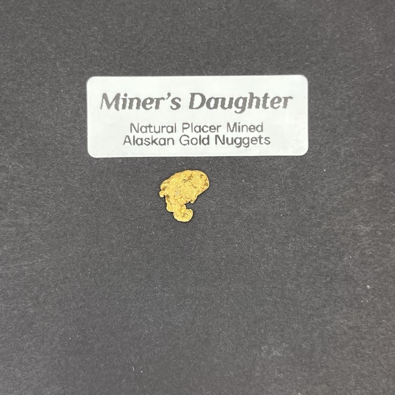 ALASKA GOLD NUGGETS - 0.81 grams - Natural Placer Raw Gold Hi Purity