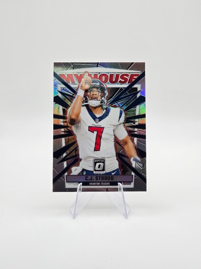 C.J. Stroud 2023 Panini Donruss Optic RC My House Holo #6 Texans