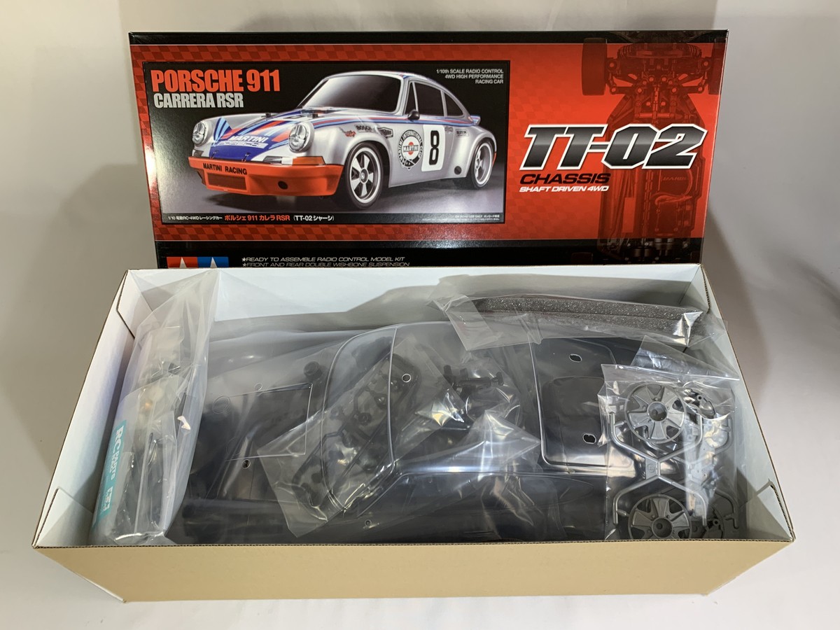 Tamiya 1/10 RC No.571 Porsche 911 Carrera RSR TT-02 Chassis