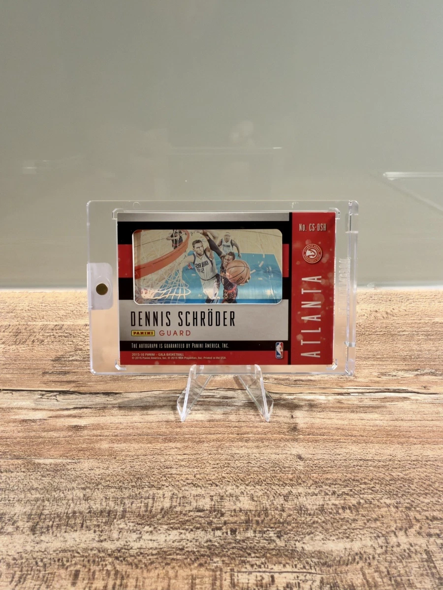 Dennis Schröder Gala Cinematic Red On Card /10 2015-16
