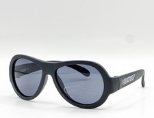 NEW BABIATORS AGES JET BLACK AUTHENTIC SUNGLASSES 45-10