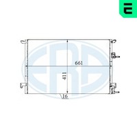 Kondensator Klimaanlage Era 667177 Aluminium FüR Saab YS3F E79 D79 D75 E50 3X