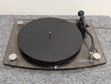 Victrola Acrylic Bluetooth Belt Drive Turntable Clear Plinth Record Player WORKS