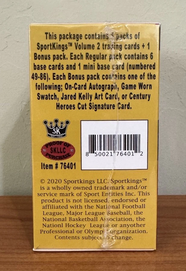 2020 SportKings Volume 2 Factory Sealed Blaster Box - Image 3 of 4