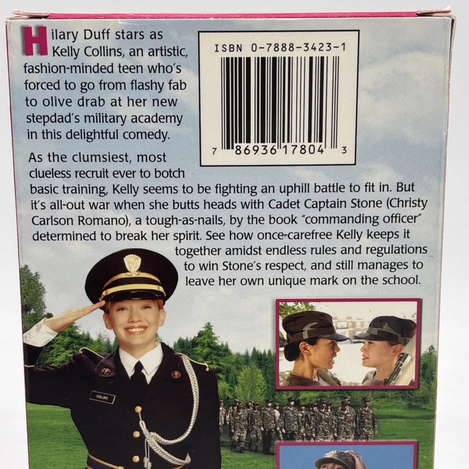 Cadet Kelly 2005 VHS Tape DCOM Disney Channel Original Movie Rare Hilary Duff - Image 4 of 4