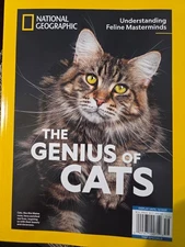 National Geographic Magazine-The Genius of Cats-2025-Brand New-Never Read!