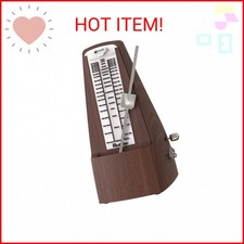 Mechanical Metronome Wood Grained Loud Sound/High Precision/No batteries Needed/