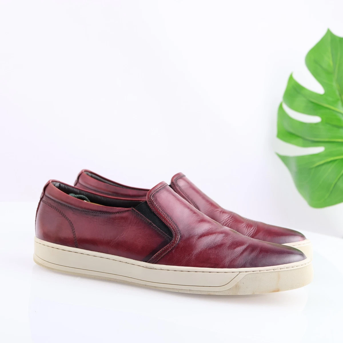 Bruno Magli Bold Red Men\'s Slip-Ons Your weekend edit, upgraded. Effortless, elevated, and  main image 4