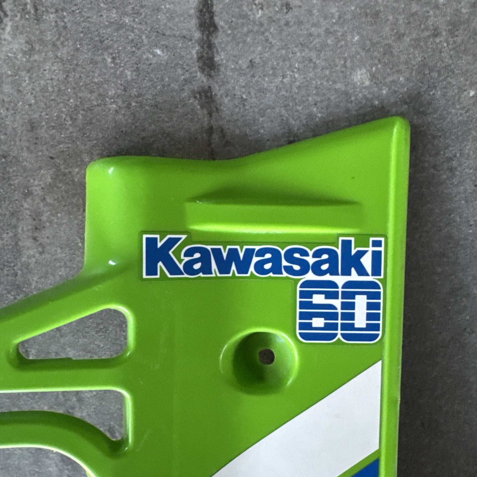 Kawasaki 1987 KX60 NOS OEM Radiator Shroud / Shroud / Vintage Mini / #49089-1056