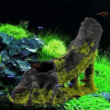 Resin Hideaway Hiding Cave Shelter Aquarium Fish Tank Landscaping Decoration