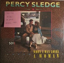 Percy Sledge When A Man Loves A Woman Vinyl Record 12" VG+/VG YZ 96T 1987