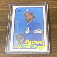 1989 Topps - Terry Taylor #597 (RC) Seattle Mariners (A)