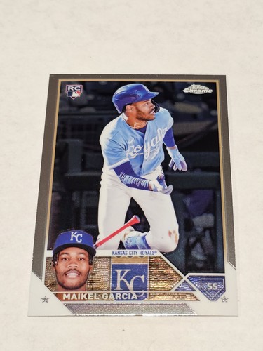 2023 Topps Chrome Update Maikel Garcia Rookie #USC8 Kansas City Royals
