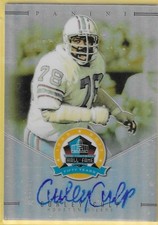 2019 Panini HOF 50th Anniversary Curley Culp Oilers On Card HOF Auto 07/50