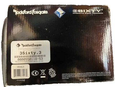 Rockford Fosgate 3SIXTY.3 8CH Signal Processor for sale online | eBay