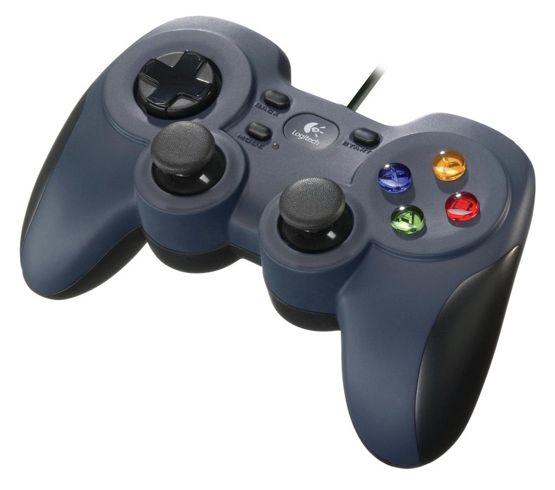 Logitech F310 Wired USB Gamepad Controller for PC Windows Mac Grey/Blue