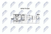 Gelenksatz Antriebswelle NTY NPW-TY-034 FüR Corolla Toyota Avensis Auris Verso
