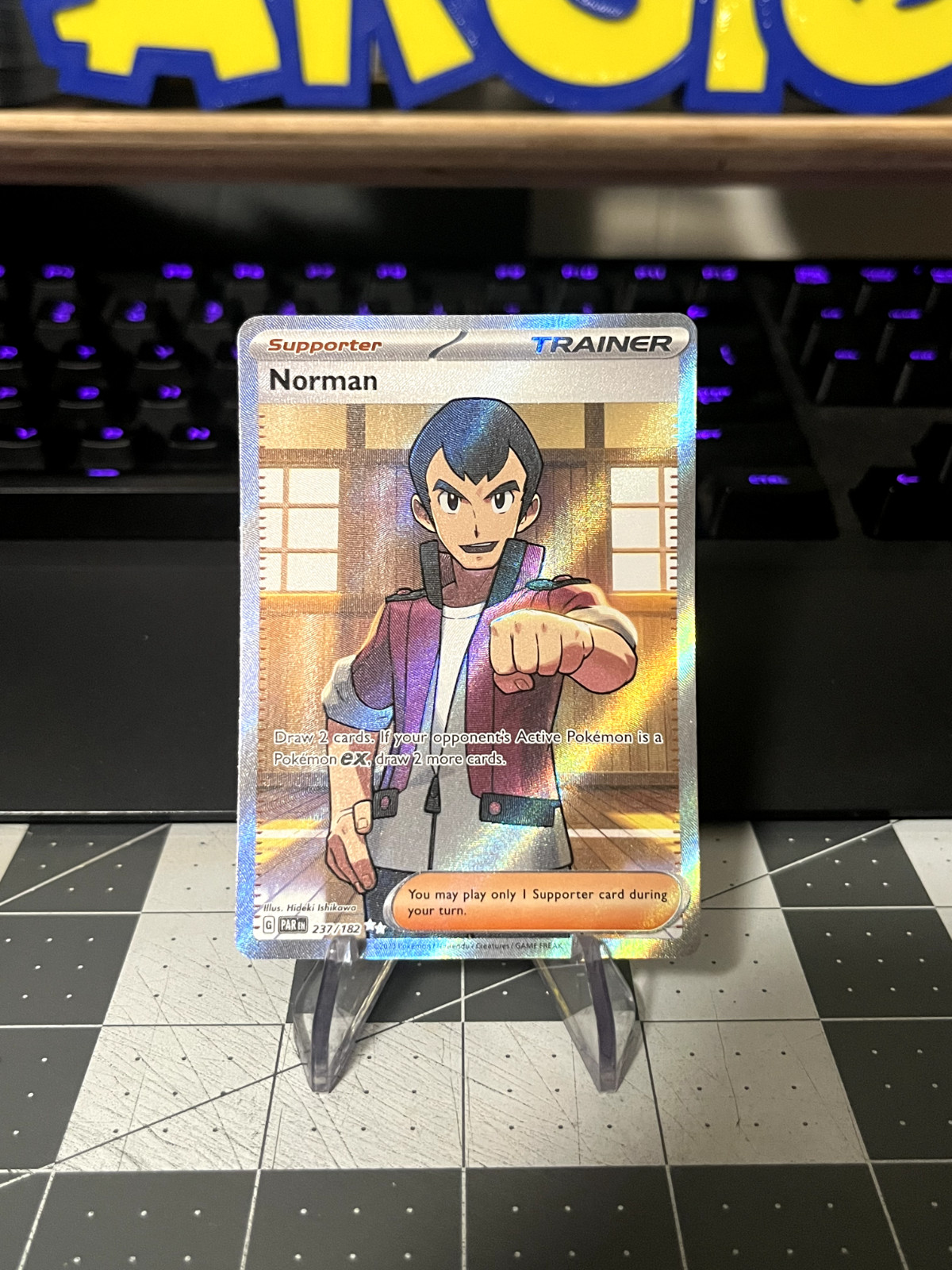 Norman 237/182 Ultra Rare - Paradox Rift Pokemon Card - NM