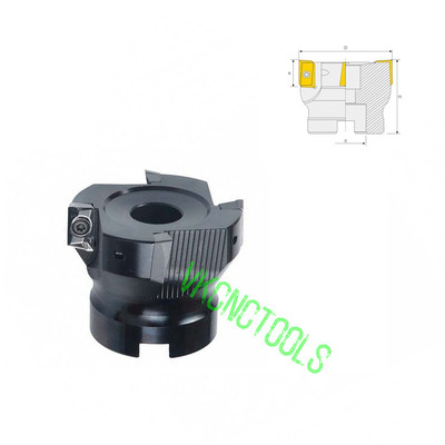 90Degree D50mm Face Mill Cutters for APMT1604 Inserts Indexable Milling Cutter