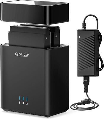 ORICO 2 Bay Hard Drive Enclosure 3.5'' SATA HDD Docking Station USB3.0