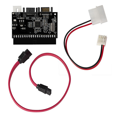 IDE SATA Converter Board HDD DVD CD Drive Port Two Way Adapter Serial ATA Cable