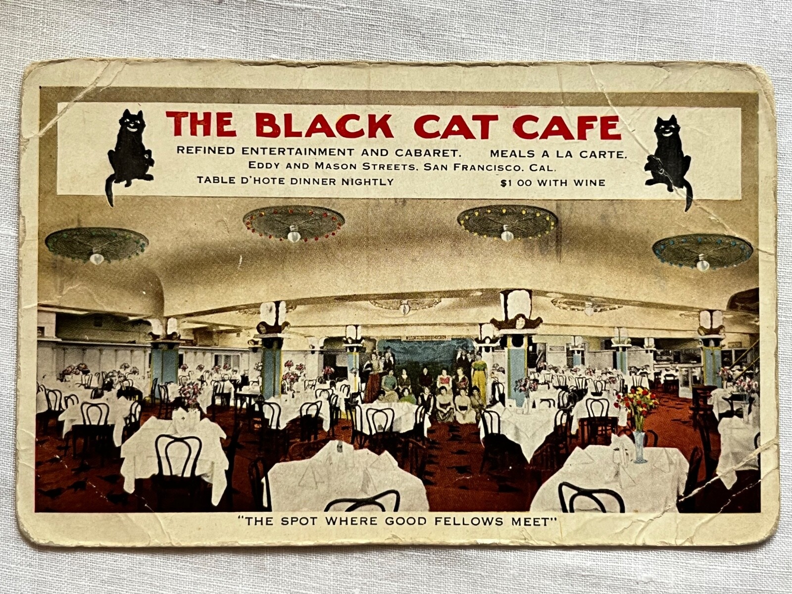 Rare Vintage 1900s Postcard; The original 