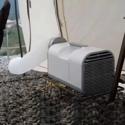 Condizionatore Mobile 220V Radiatore Esterno Incasso Condizionatore Campeggio Raffrescatore Aria 420W - Foto 21 di 21