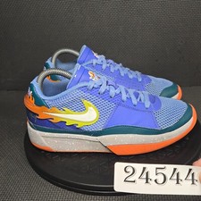 Nike Ja 1 Backyard BBQ Shoes Youth Sz 6 Blue Orange Athletic Trainers Sneakers