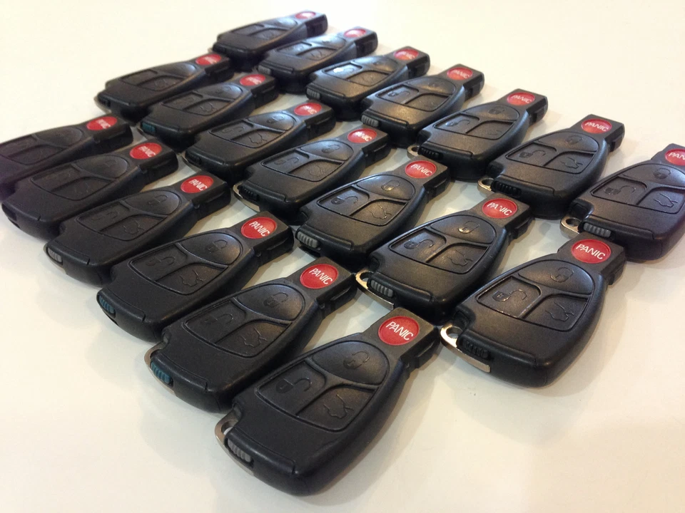 LOTE ORIGINAL DE 20 MERCEDES BENZ OEM LLAVE INTELIGENTE MENOS ENTRADA MANDO A DISTANCIA EE. UU. A GRANEL MB Foto 2 de 4