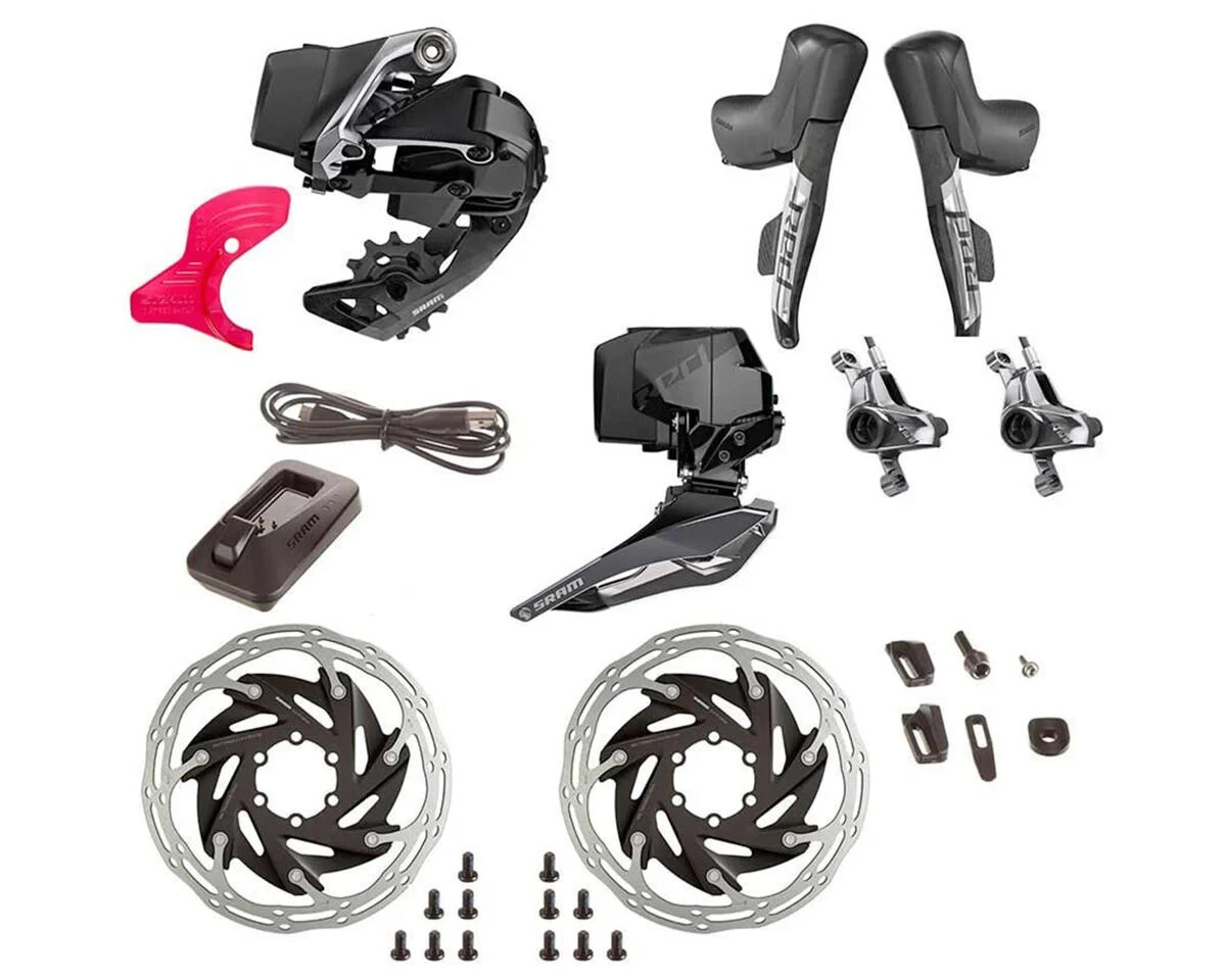 SRAM Red ETAP AXS 1x Post Mount HRD Electronic Groupset D1 SRAM Red ETAP AXS 1x Post Mount HRD Electronic Groupset D1