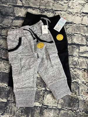 Cat \u0026 Jack 18 Month Toddler Boys Sweatpant Joggers 2 pair Reinforced Knee |  eBay
