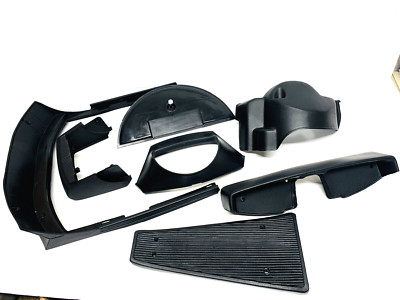 VESPA T5125 MK1 1985 BIS 1992 ABS SCHWARZ KUNSTSTOFF ERSATZ KAROSSERIE KIT