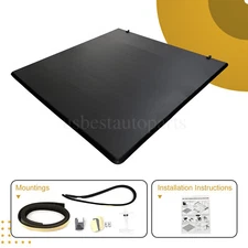 4.5FT for 2022-2024 Ford Maverick Tri-Fold Tonneau Cover Truck Bed Waterproof