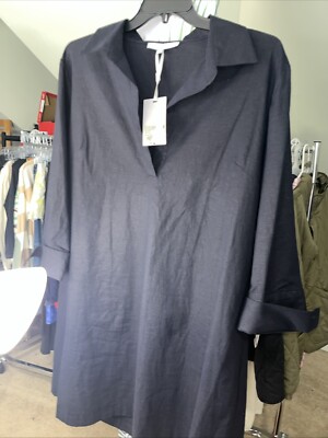 Preston & York Linen Dress Size 18 Navy NWT! | eBay Preston & York Linen Dress Size 18 Navy NWT! | eBay