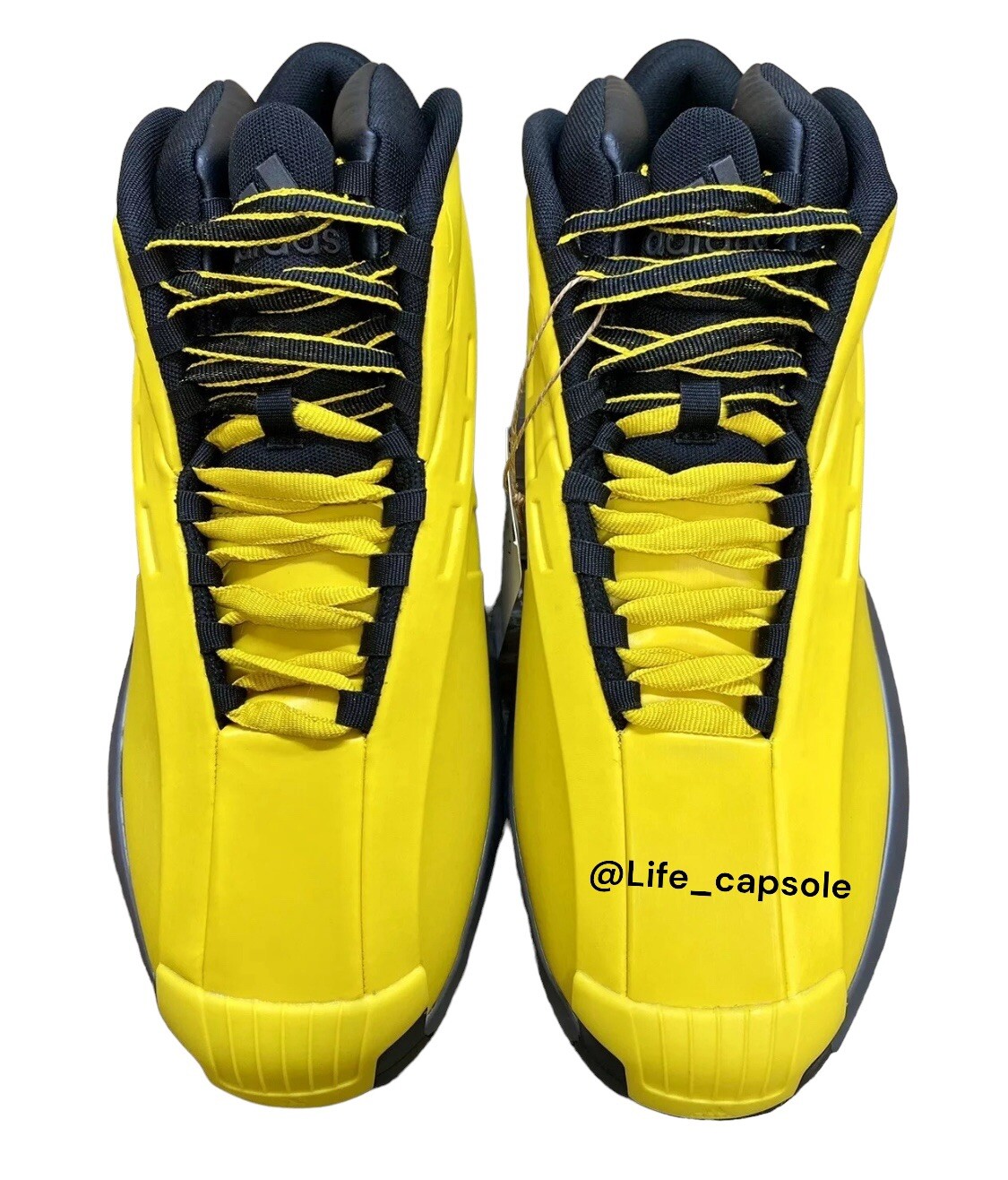 Size 11 Adidas Crazy 1 Sunshine Kobe Bryant Yellow Basketball Shoes