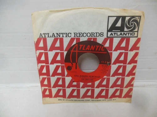 THE DRIFTERS nr mt 45 rpm STILL BURNING IN MY HEART b/w I NEED YOU NOW