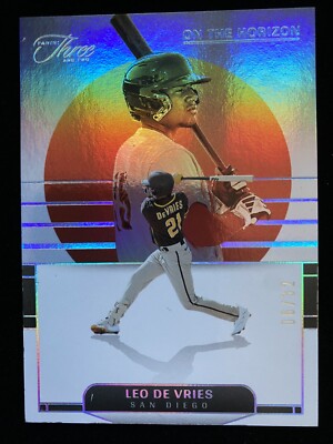 2024 Panini Three and Two LEO DE VRIES Rookie On The Horizon #06/32 Athletics RC