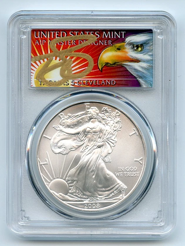 2008 American Eagle MS 70 Graded Silver Bullion Coins for sale | eBay