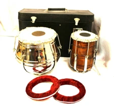 Professional Quality Tabla Set Rod Tunable with Hard Case and Rigs All Included