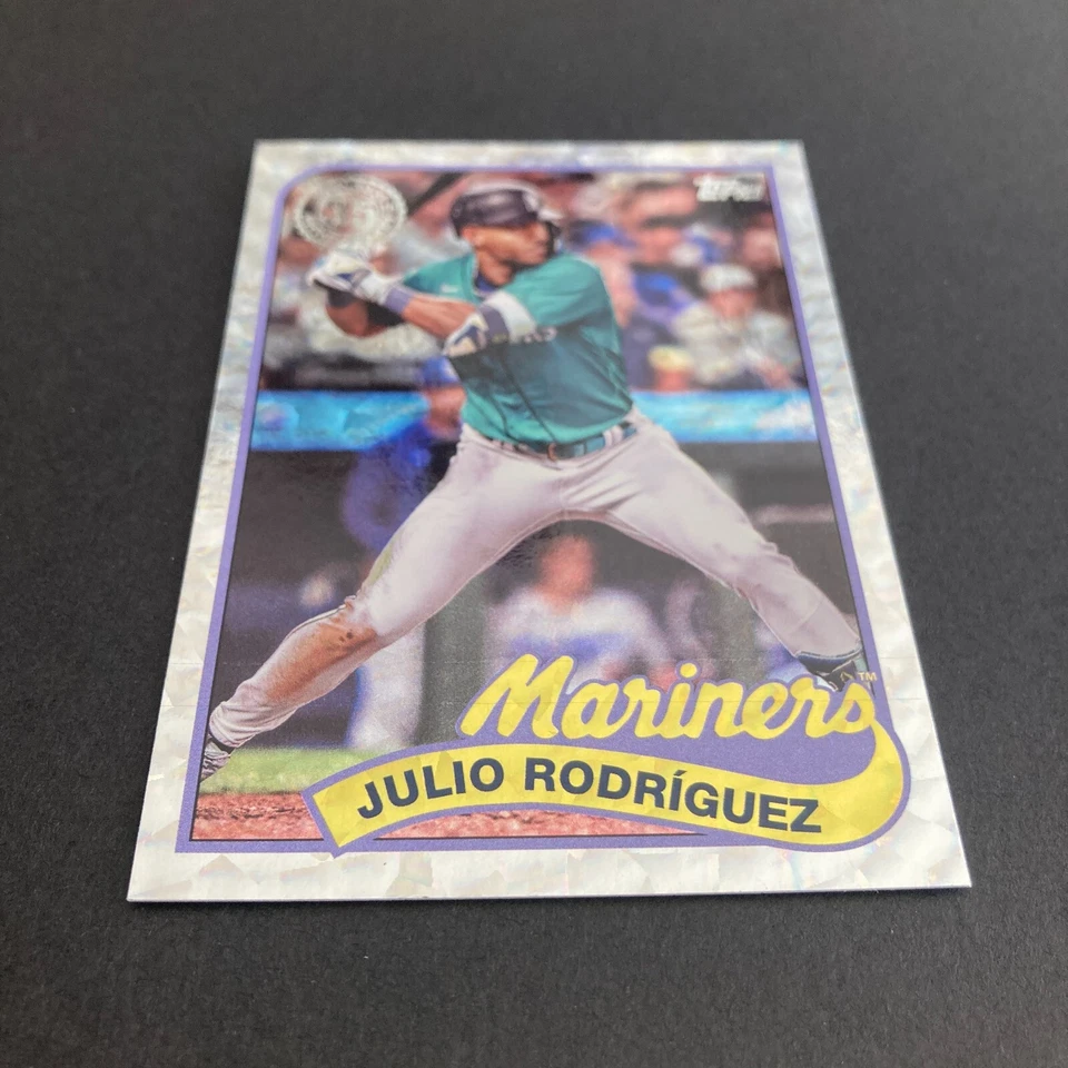 Julio Rodriguez 2024 Topps Series 2 Silver Foil 1989 89B2-9 All Star 89ASB-24 - Image 3 of 4